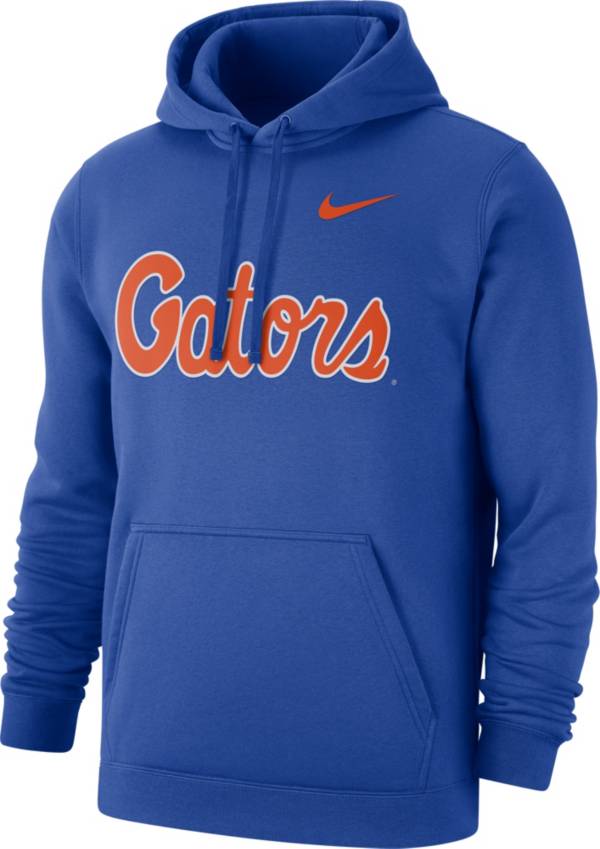 Nike Men's Florida Gators Blue Club Fleece Pullover Hoodie