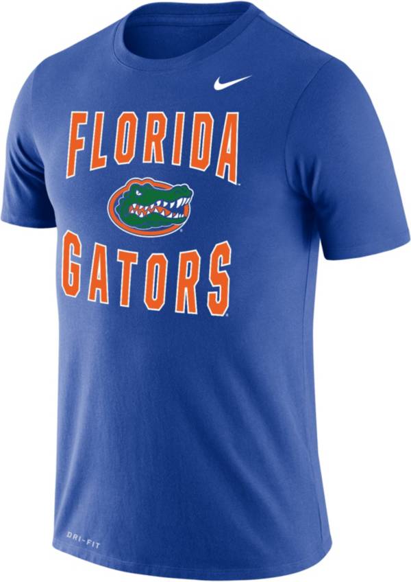 Nike Men's Florida Gators Blue Dri-FIT Legend Wordmark T-Shirt product image