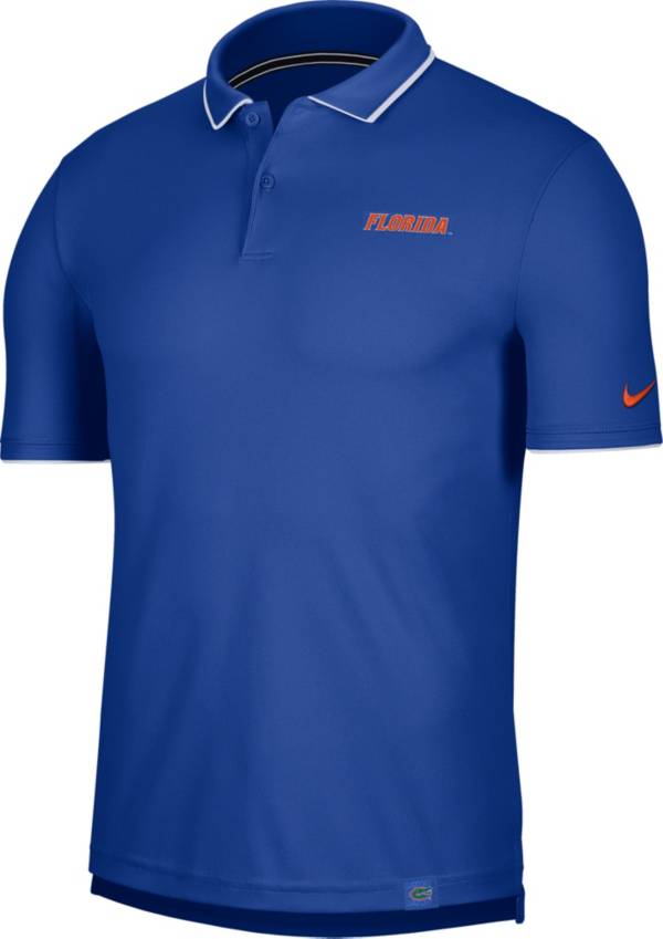 Nike Men's Florida Gators Blue Dri-FIT UV Polo product image