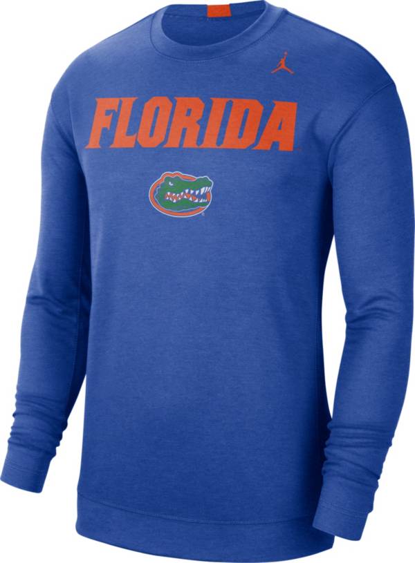 Jordan Men's Florida Gators Blue Spotlight Basketball Long Sleeve T-Shirt