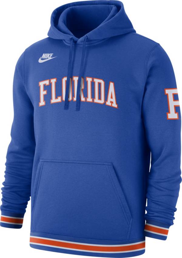 Nike Men's Florida Gators Blue Retro Fleece Pullover Hoodie