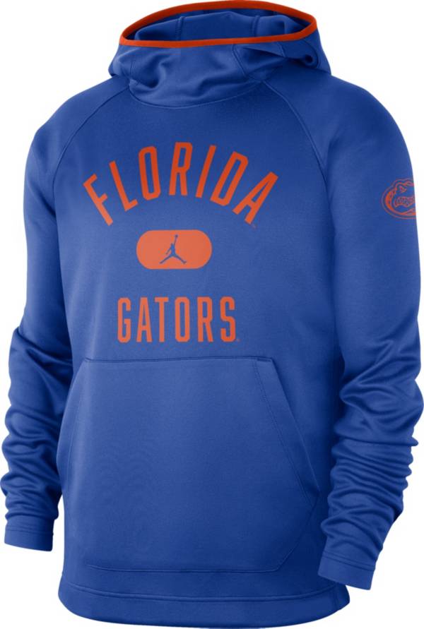 Jordan Men's Florida Gators Blue Spotlight Basketball Pullover Hoodie