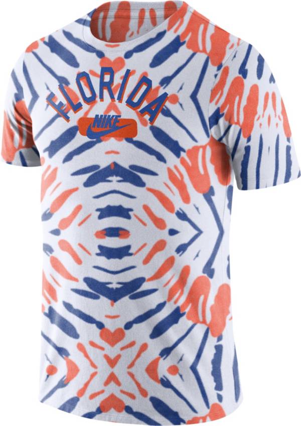 Nike Men's Florida Gators White Tie-Dye Festival T-Shirt