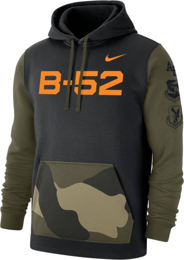 Nike Men's Air Force Falcons Black/Camo Rivalry B-52 Club Fleece Pullover Hoodie