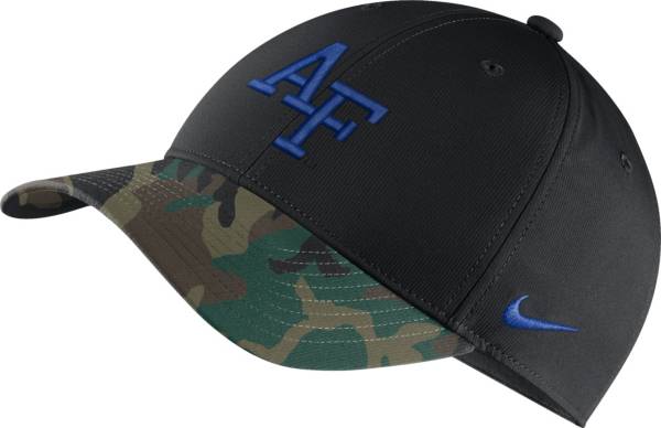 Nike Men's Air Force Falcons Black/Camo Military Appreciation Adjustable Hat