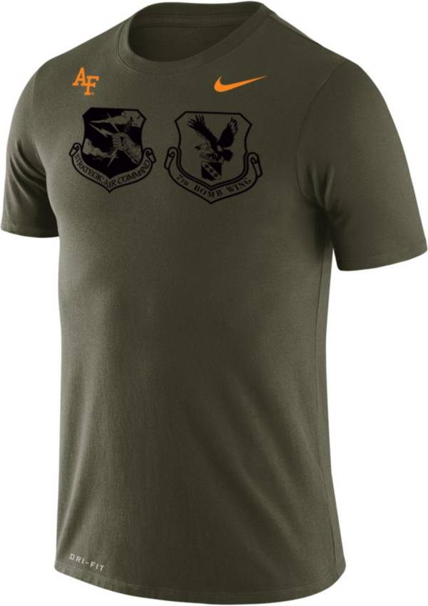 Nike Men's Air Force Falcons Green Rivalry Dri-FIT Legend T-Shirt product image