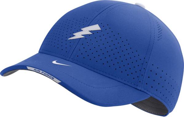 Nike Men's Air Force Falcons Blue AeroBill Swoosh Flex Classic99 Football Sideline Hat