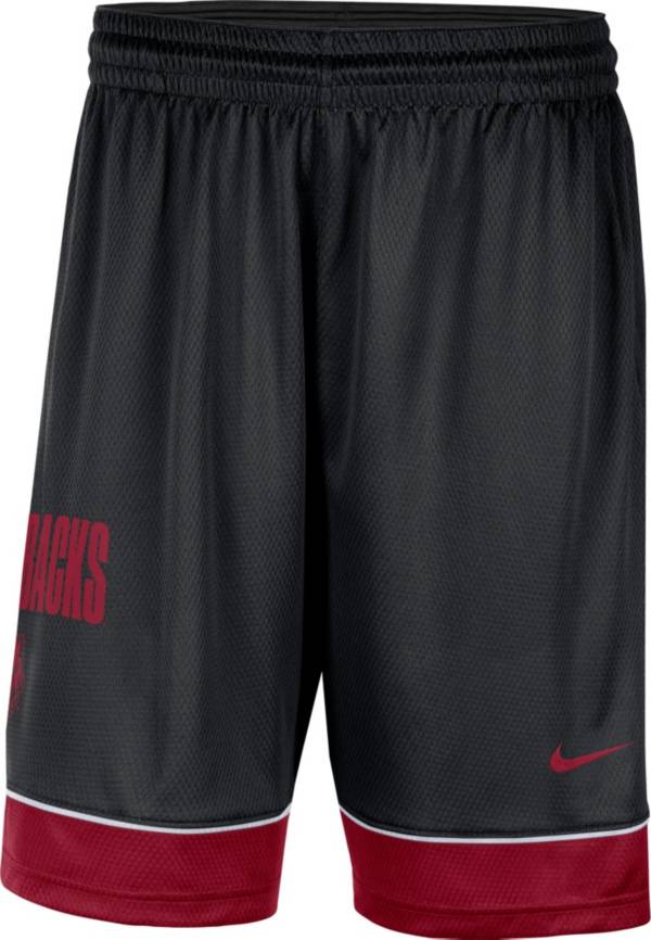 Nike Men's Arkansas Razorbacks Black Dri-FIT Basketball Shorts