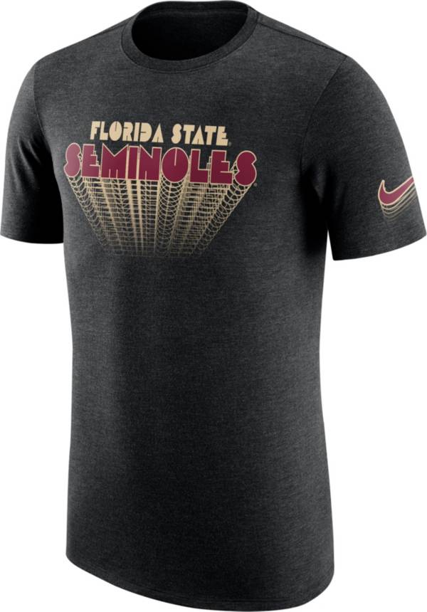 Nike Men's Florida State Seminoles Black Tri-Blend T-Shirt