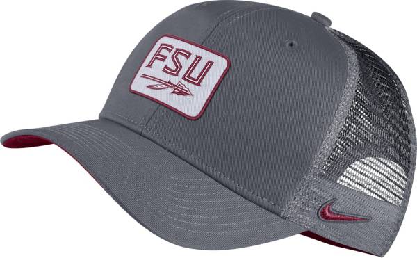 Nike Men's Florida State Seminoles Grey Classic99 Trucker Hat