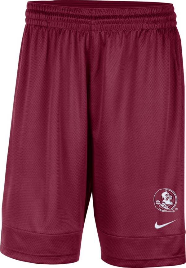 Nike Men's Florida State Seminoles Garnet Dri-FIT Fast Break Shorts