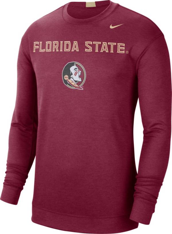 Nike Men's Florida State Seminoles Garnet Spotlight Basketball Long Sleeve T-Shirt