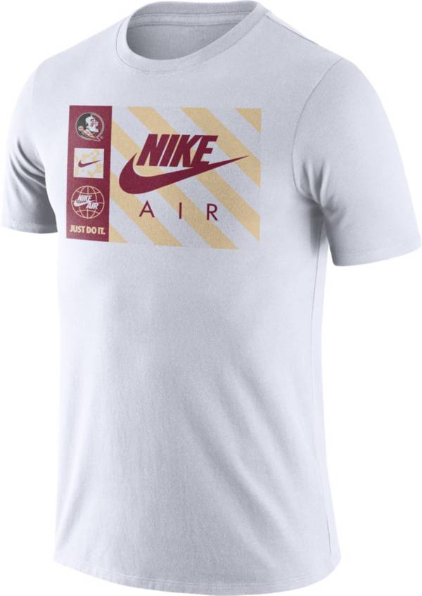 Nike Men's Florida State Seminoles Seasonal White T-Shirt