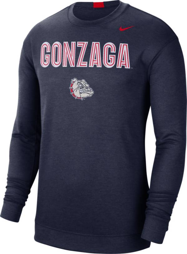 Nike Men's Gonzaga Bulldogs Blue Spotlight Basketball Long Sleeve T-Shirt