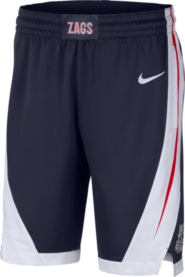 Nike Men's Gonzaga Bulldogs Blue Replica Basketball Shorts