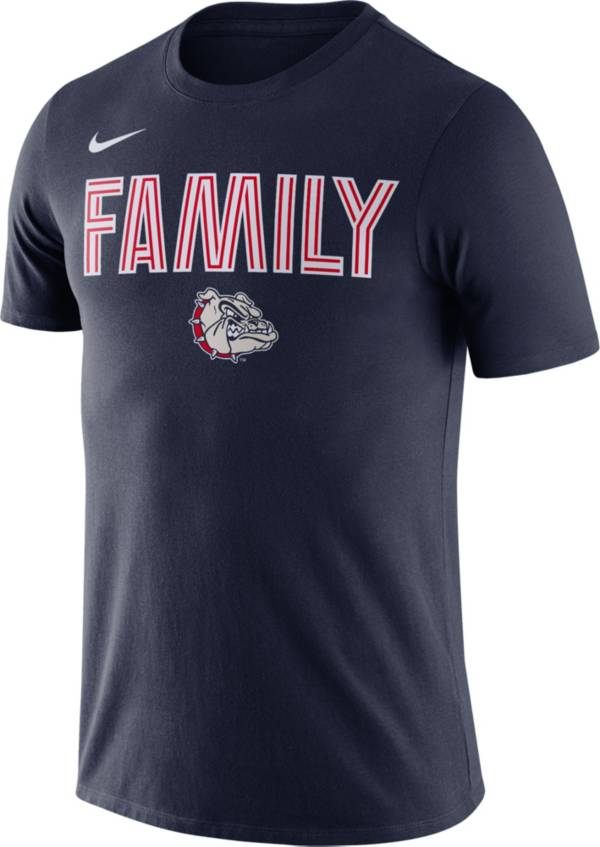 Nike Men's Gonzaga Bulldogs Blue Family T-Shirt