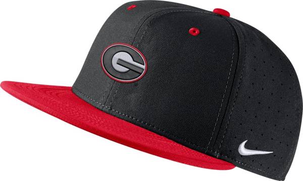 Nike Men's Georgia Bulldogs Black Fitted Baseball Hat product image