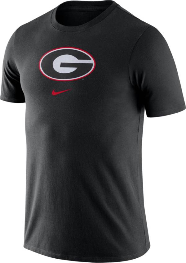 Nike Men's Georgia Bulldogs Essential Logo Black T-Shirt