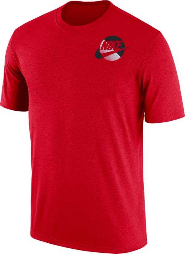 Nike Men's Georgia Bulldogs Red Max90 Oversized Just Do It T-Shirt