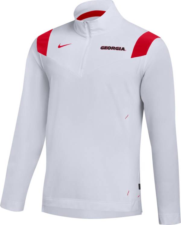 Nike Men's Georgia Bulldogs Football Sideline Coach Lightweight White Jacket