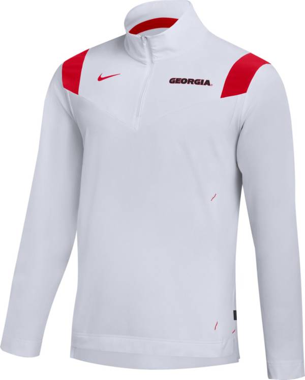 Nike Men's Georgia Bulldogs Football Sideline Coach Lightweight White Jacket product image
