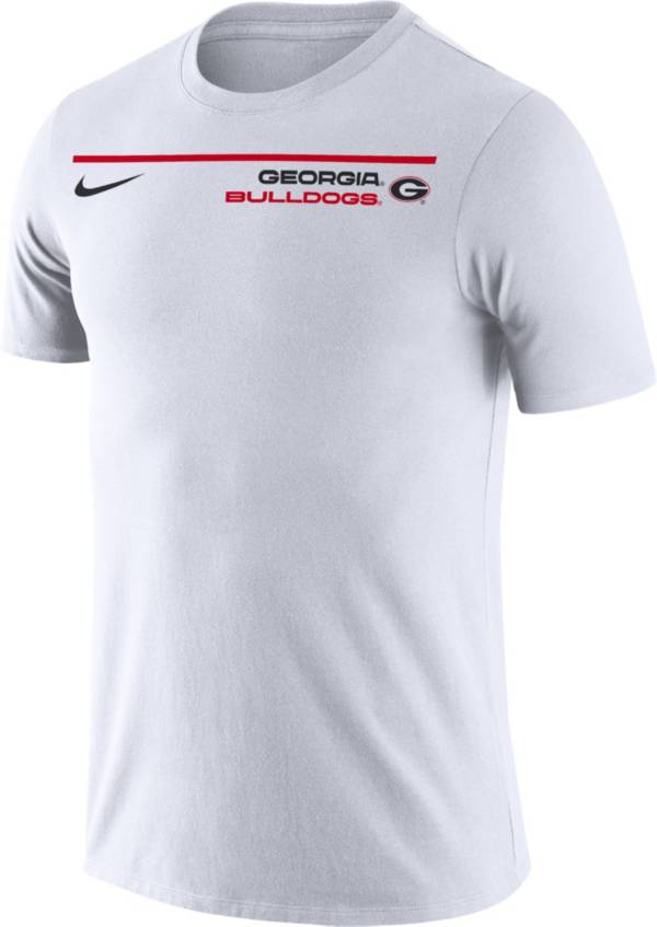 Nike Men's Georgia Bulldogs White Icon Wordmark T-Shirt