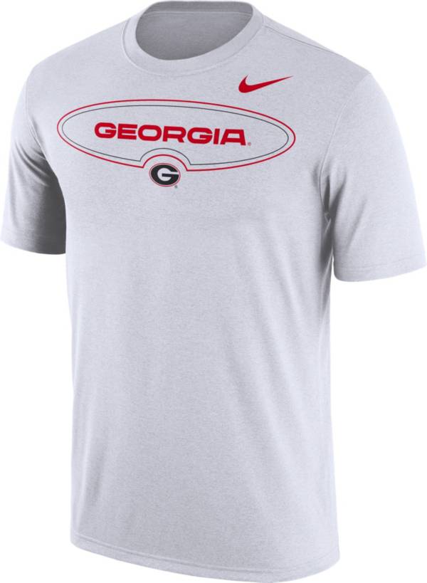 Nike Men's Georgia Bulldogs White Dri-FIT Legend Word T-Shirt