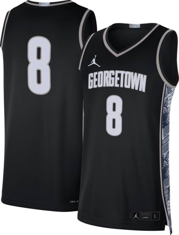 Jordan Men's Georgetown Hoyas #8 Black Limited Basketball Jersey
