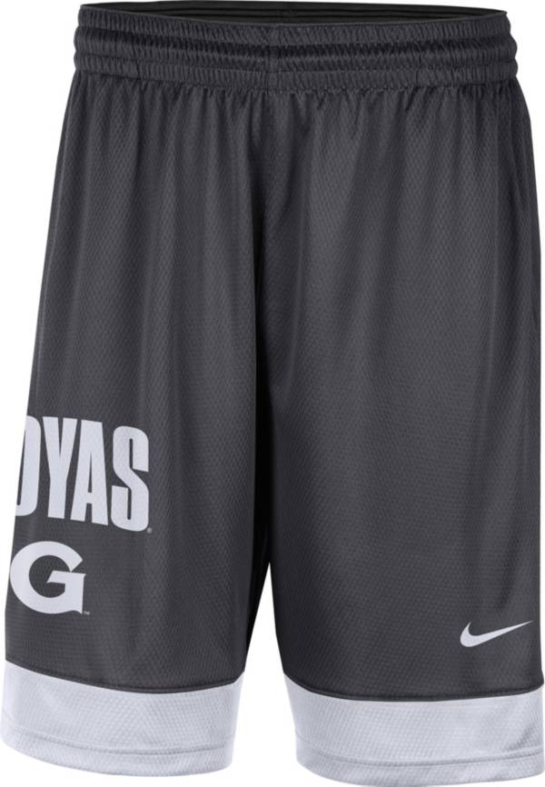 Nike Men's Georgetown Hoyas Grey Dri-FIT Fast Break Shorts