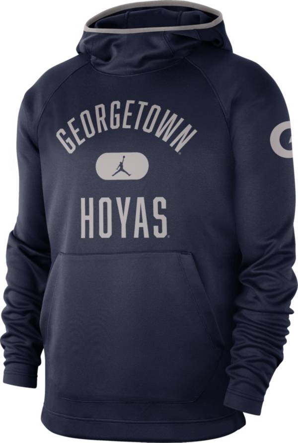 Nike Men's Georgetown Hoyas Blue Spotlight Basketball Pullover Hoodie