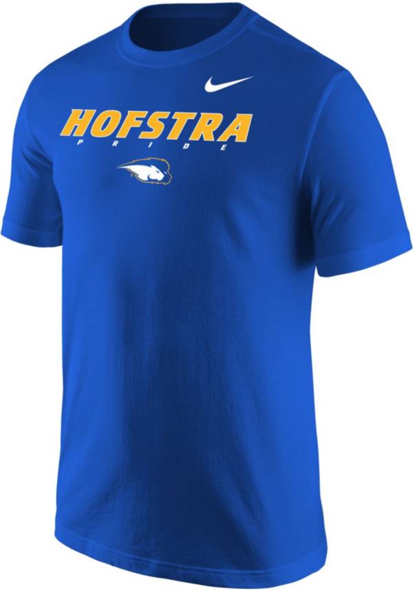 Nike Men's Hofstra Pride Blue Core Cotton Graphic T-Shirt