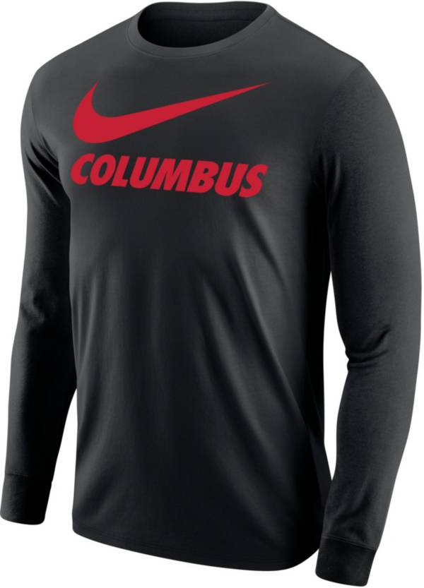 Nike Men's Columbus City Long Sleeve Black T-Shirt