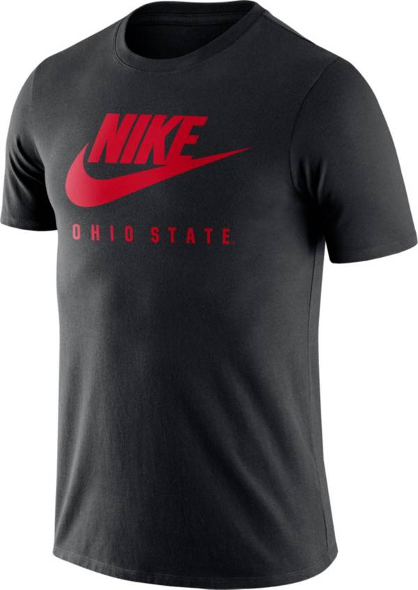 Nike Men's Ohio State Buckeyes Black Futura T-Shirt product image