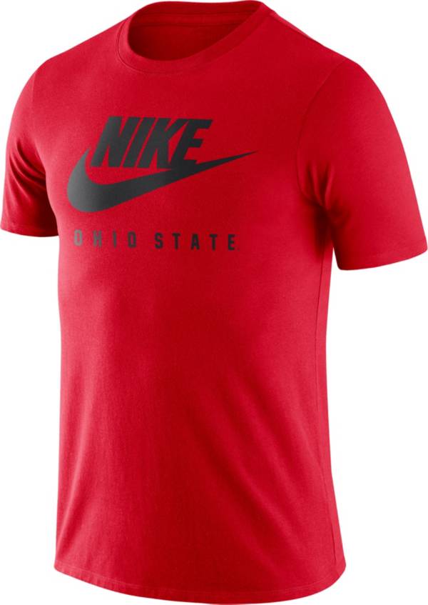 Nike Men's Ohio State Buckeyes Scarlet Futura T-Shirt