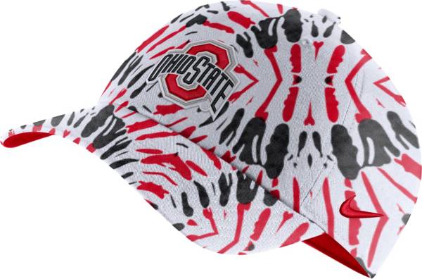 Nike Men's Ohio State Buckeyes Scarlet Tie-Dye Heritage86 Festival Hat