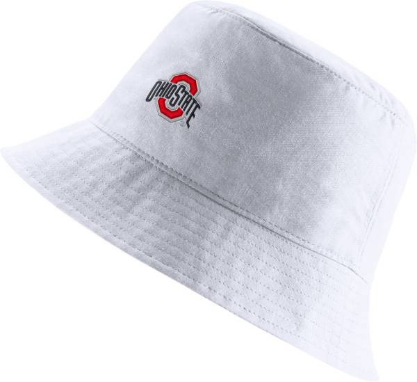 Nike Men's Ohio State Buckeyes Core Bucket White Hat