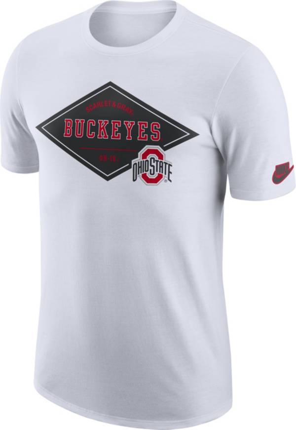 Nike Men's Ohio State Buckeyes White Modern Legend T-Shirt