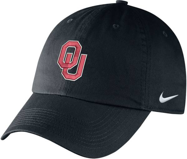 Nike Men's Oklahoma Sooners Campus Adjustable Black Hat