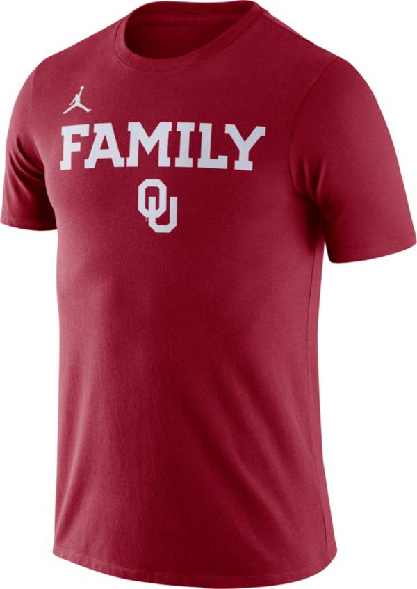 Jordan Men's Oklahoma Sooners Crimson Family T-Shirt