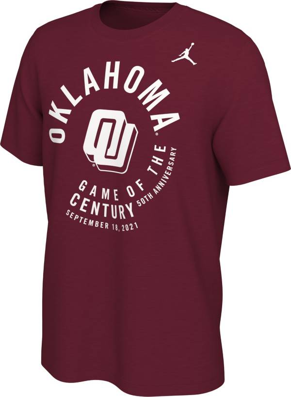Jordan Men's Oklahoma Sooners Crimson Game of the Century T-Shirt product image