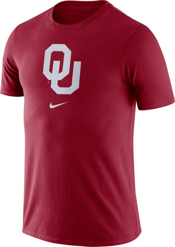 Nike Men's Oklahoma Sooners Crimson Essential Logo T-Shirt