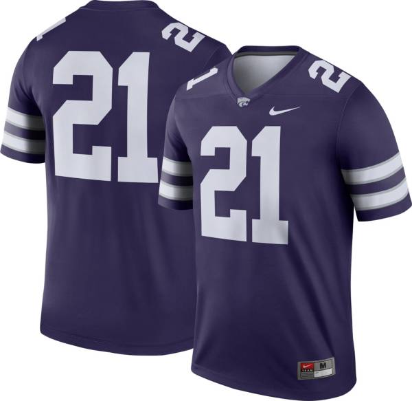 Nike Men's Kansas State Wildcats #21 Purple Dri-FIT Legend Football Jersey