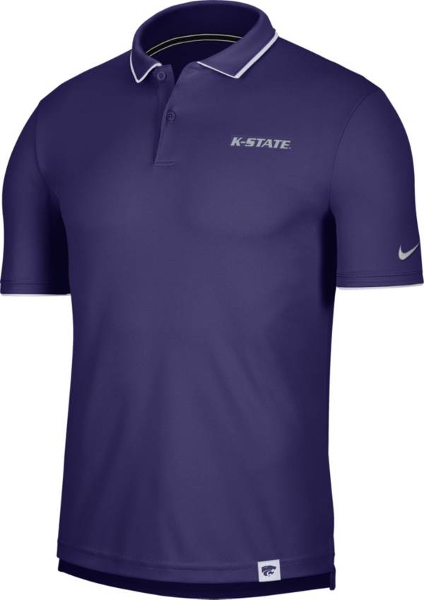 Nike Men's Kansas State Wildcats Purple Dri-FIT UV Polo product image