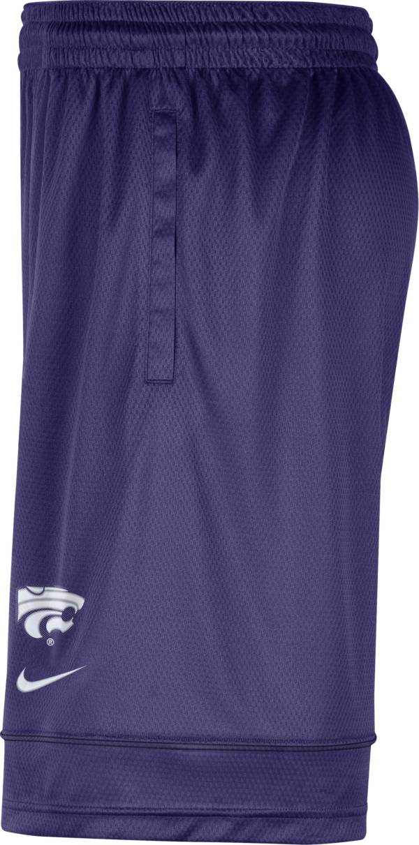 Nike Men's Kansas State Wildcats Purple Dri-FIT Fast Break Shorts