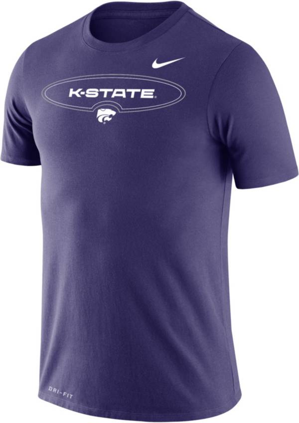 Nike Men's Kansas State Wildcats Purple Dri-FIT Legend Wordmark T-Shirt