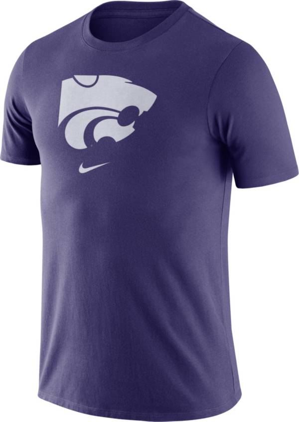 Nike Men's Kansas State Wildcats Purple Essential Logo T-Shirt