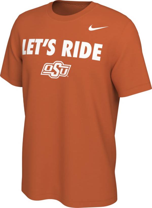Nike Men's Oklahoma State Cowboys Orange Let's Ride Mantra T-Shirt