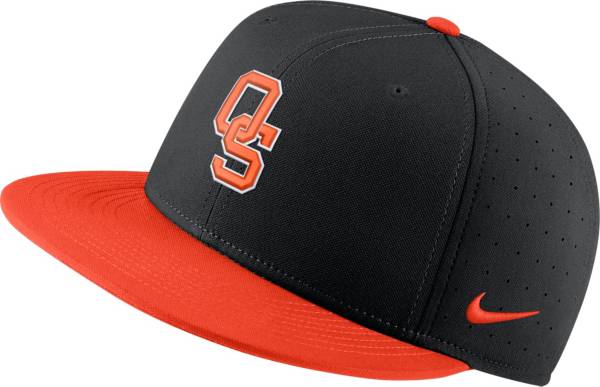 Nike Men's Oklahoma State Cowboys Black AeroBill Fitted Hat