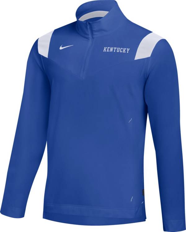 Nike Men's Kentucky Wildcats Blue Football Sideline Coach Lightweight Jacket