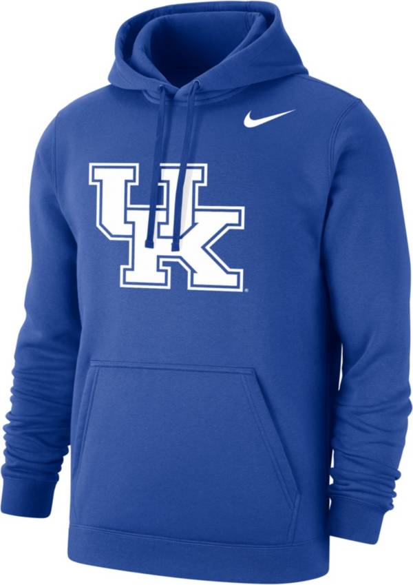 Nike Men's Kentucky Wildcats Blue Club Fleece Pullover Hoodie